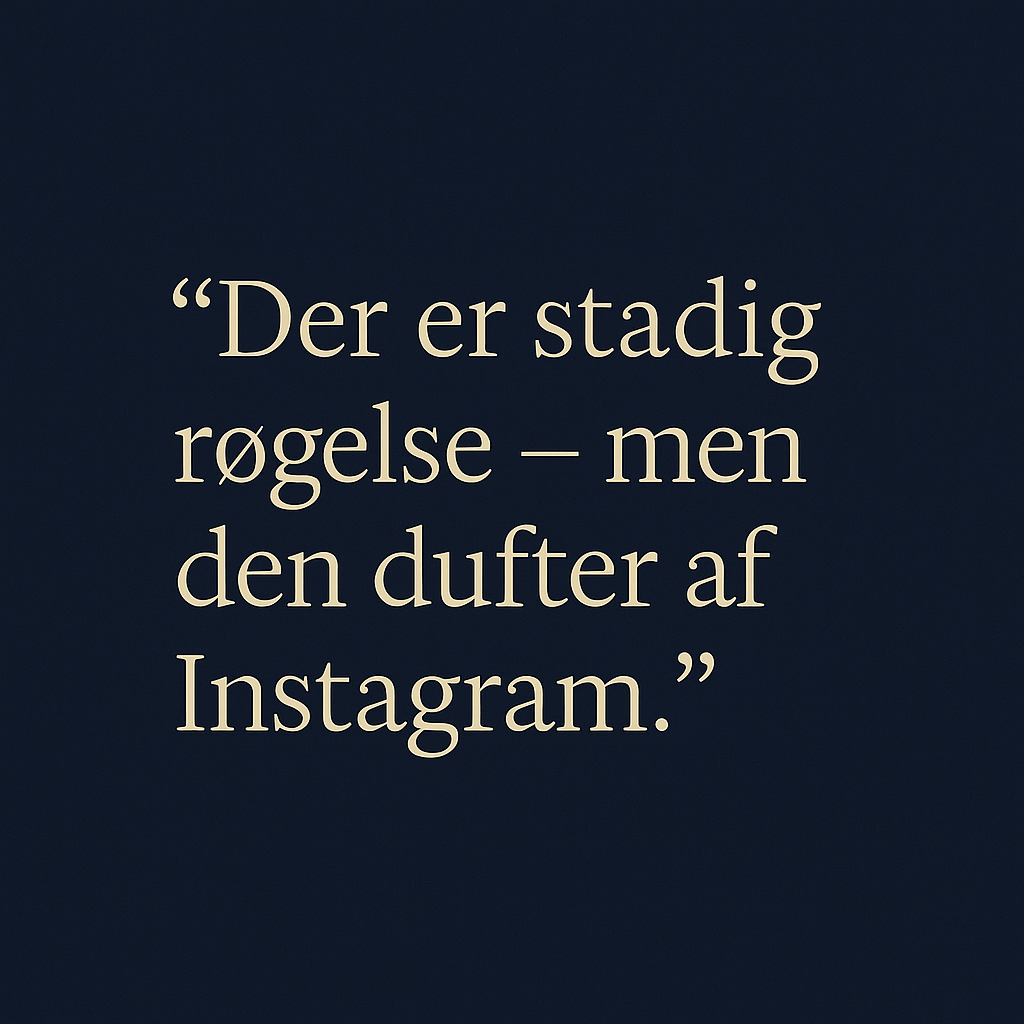 Der er stadig røgelse — men den dufter af Instagram