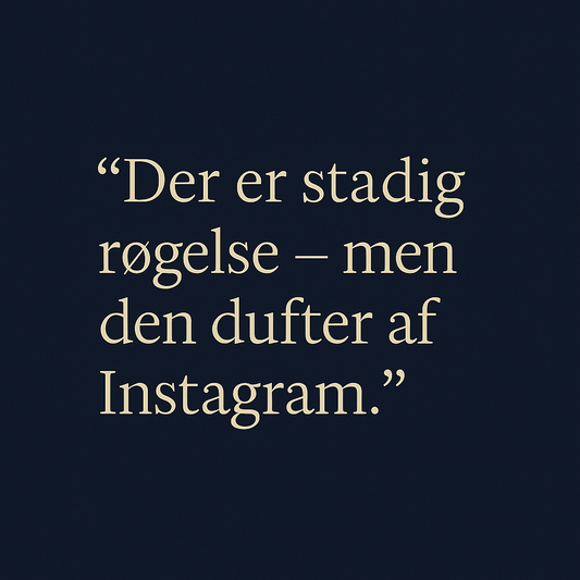 Der er stadig røgelse — men den dufter af Instagram